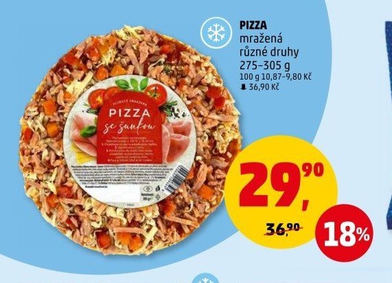 PIZZA mražená různé druhy