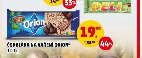Čokoláda na vaření Orion