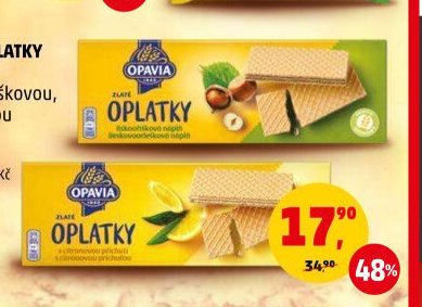 Zlaté oplatky Opavia