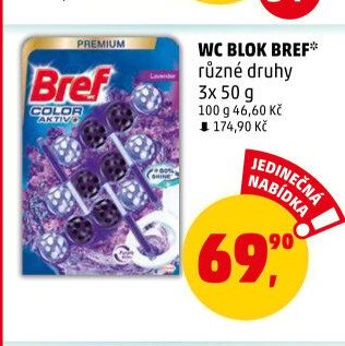 WC BLOK BREF různé druhy 3x 50 g
