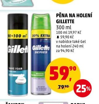 PĚNA NA HOLENÍ GILLETTE 300 ml