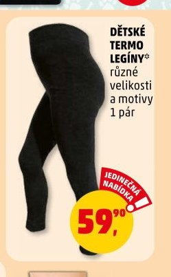 Dětské termo legíny