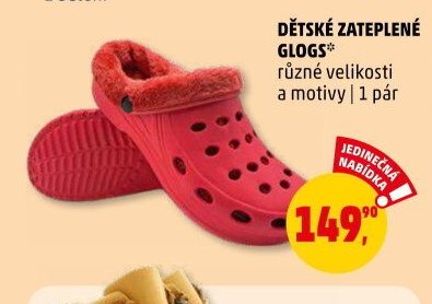 Dětské zateplené glogs