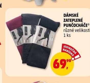Dámské zateplené punčocháče