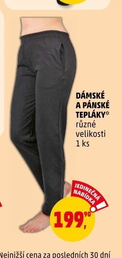Dámské a pánské tepláky
