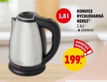 Konvice rychlovarná nerez