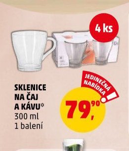 Sklenice na čaj a kávu