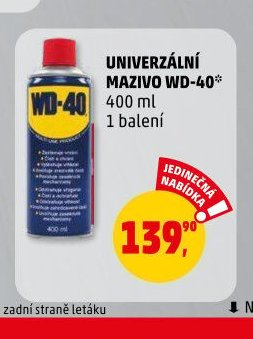 UNIVERZÁLNÍ MAZIVO WD-40