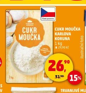 Cukr moučka Karlova Koruna