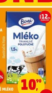 Mléko trvanlivé Boni