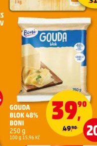 Gouda blok 48% Boni