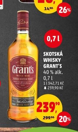 SKOTSKÁ WHISKY GRANT'S