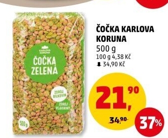 Čočka Karlova Koruna
