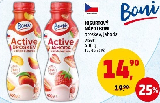 Jogurtový nápoj Boni