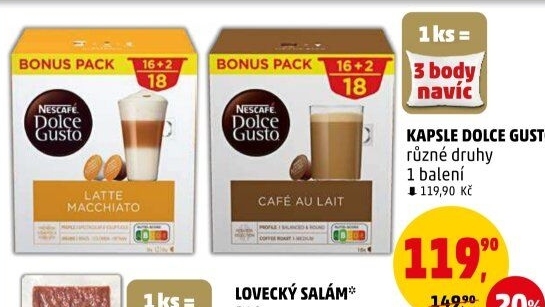 Kapsle Dolce Gusto Nescafé
