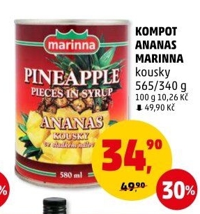 Kompot ananas Marinna