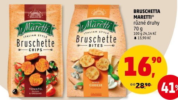 Krekry Maretti Bruschette