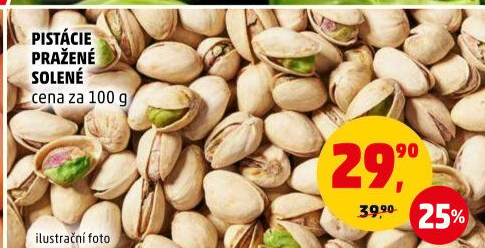 Pražené pistácie