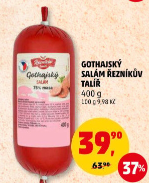 Salám Gothaj Řezníkův talíř