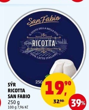 Sýr Ricotta San Fabio