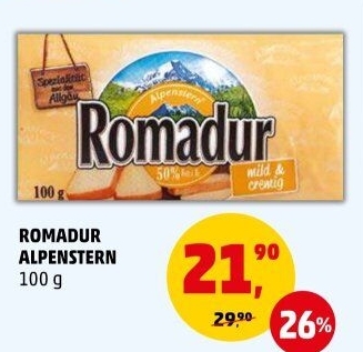 Sýr Romadur Alpenstern
