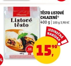 Těsto listové