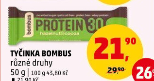 Tyčinka Bombus Protein 30%