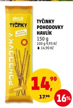 Tyčinky Pohodovky Havlík
