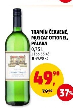 Víno Tramín červený