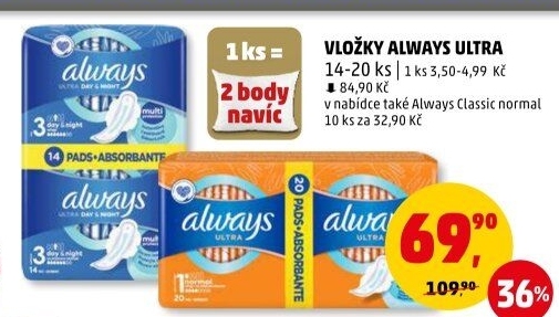 Vložky dámské Ultra Always