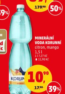 Voda ochucená Korunní