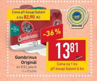 Gambrinus Originál
