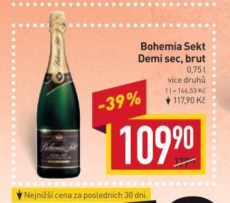 Bohemia Sekt Demi sec, brut