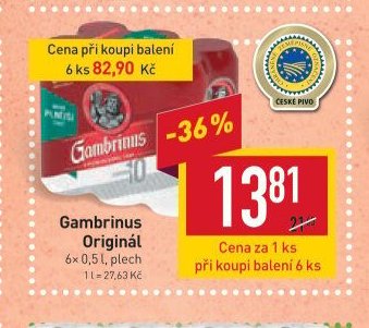 Gambrinus Originál