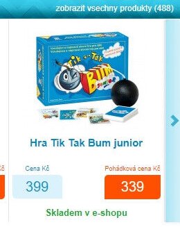 Hra Tik Tak Bum junior