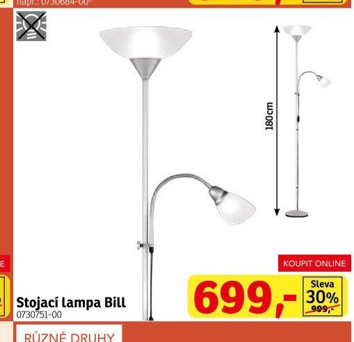 Stojací lampa Bill