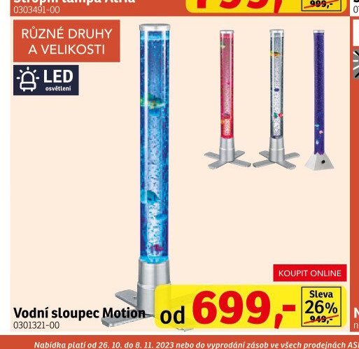 Vodní sloupec Motion