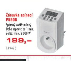 Zásuvka spínací P5506
