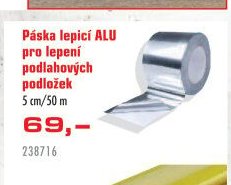 Páska lepicí ALU pro lepení podlahových podložek - UNI HOBBY akcniletaky.com