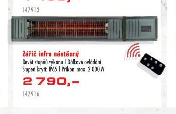 Zářič infra nástěnný - UNI HOBBY akcniletaky.com