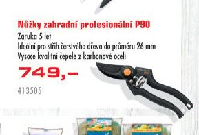 Nůžky zahradní profesionální P90 - UNI HOBBY akcniletaky.com