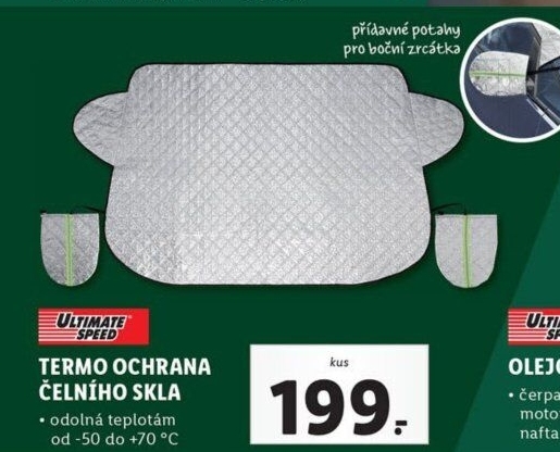 Clona na přední sklo auta Ultimate Speed