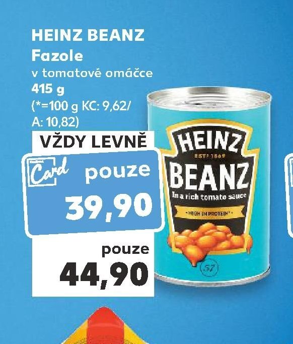 HEINZ BEANZ Fazole v tomatové omáčce
