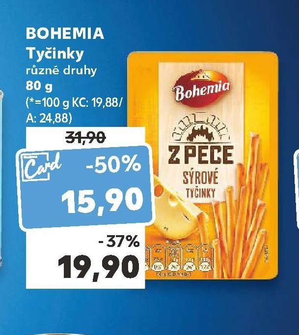 BOHEMIA Tyčinky různé druhy