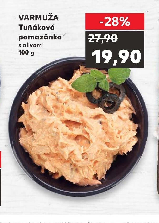 VARMUŽA Tuňáková pomazánka s olivami