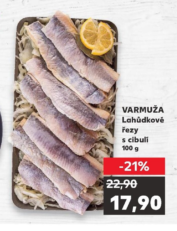 VARMUŽA Lahůdkové řezy s cibulí