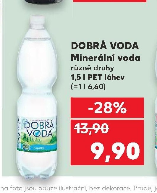 DOBRÁ VODA Minerální voda 1,5 l