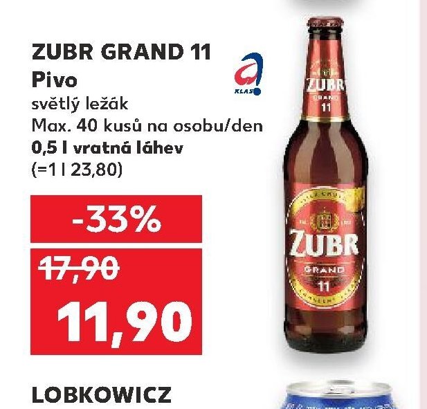 Zubr Grand 11 Pivo