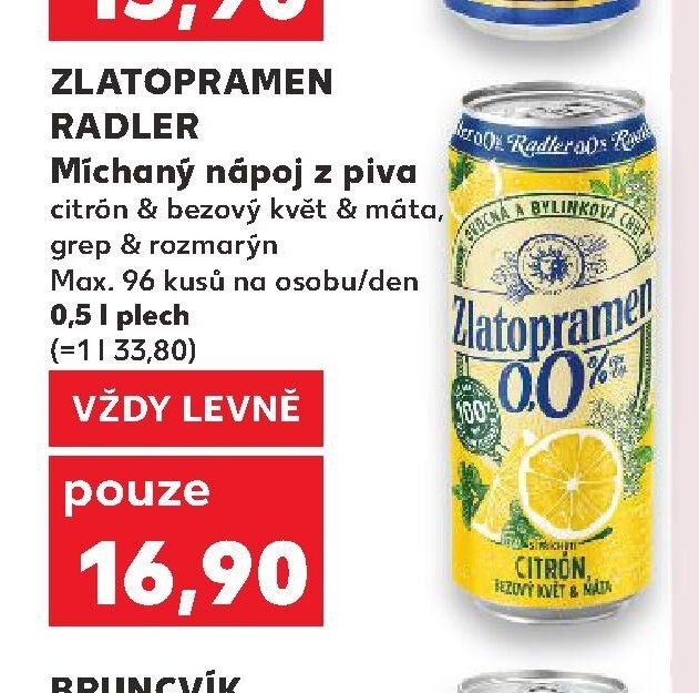 Zlatopramen Radler