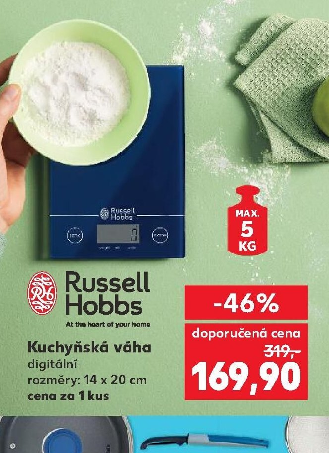 Kuchyňská váha digitální Russell Hobbs